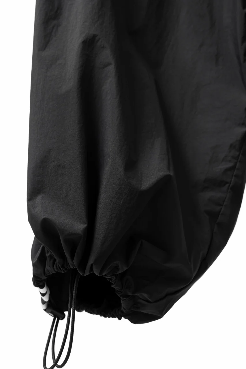 Y-3 Yohji Yamamoto THREE STRIPES SUPER WIDE PANTS / SILKY NYLON (BLACK) - Image 21