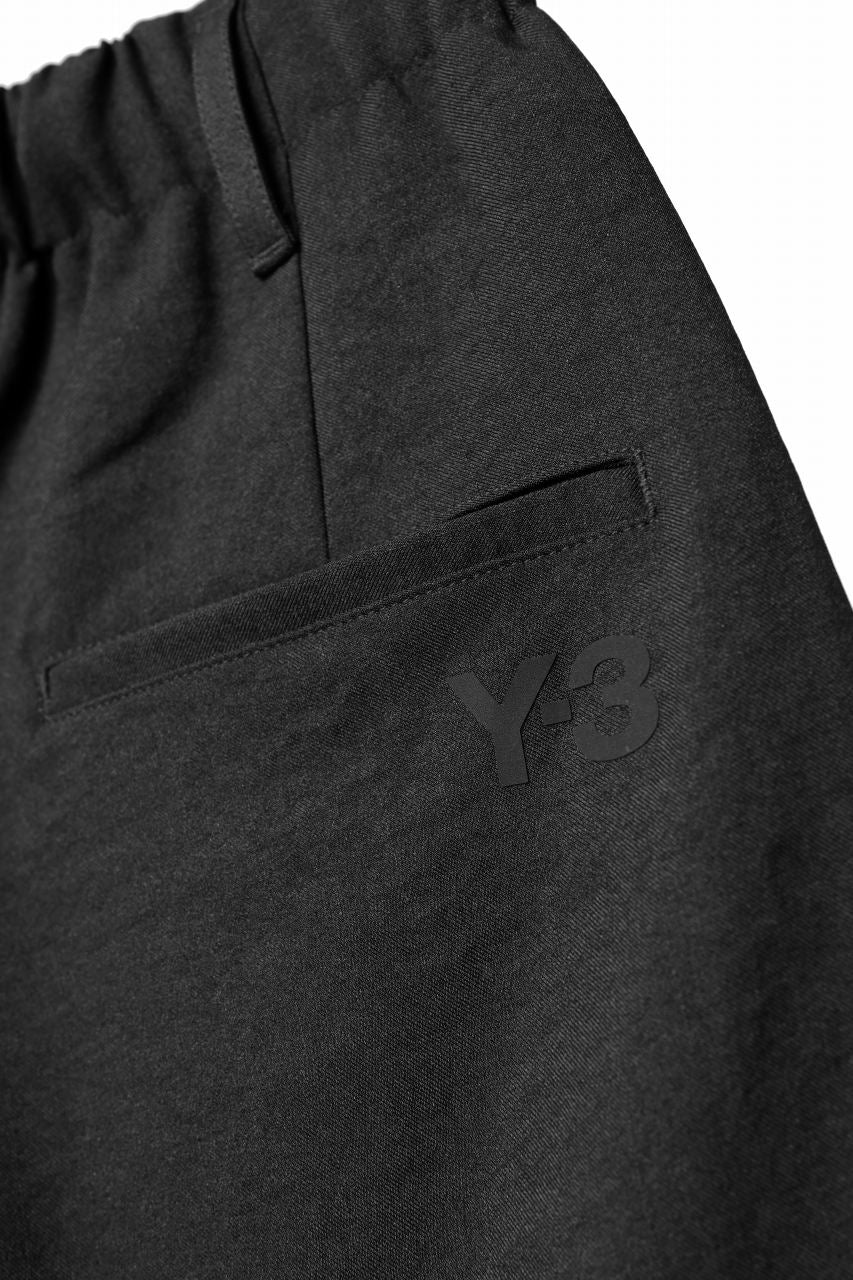 Y-3 Yohji Yamamoto THREE STRIPES TAILORED SHORTS (BLACK) - Image 24