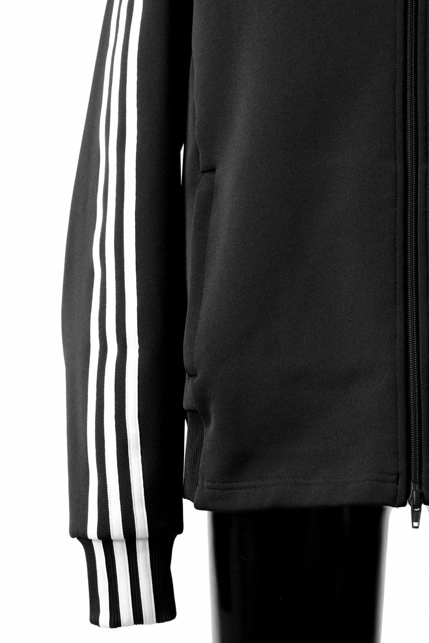 Y-3 Yohji Yamamoto THREE STRIPES TRACK JACKET (BLACK x OFF WHITE) - Image 6