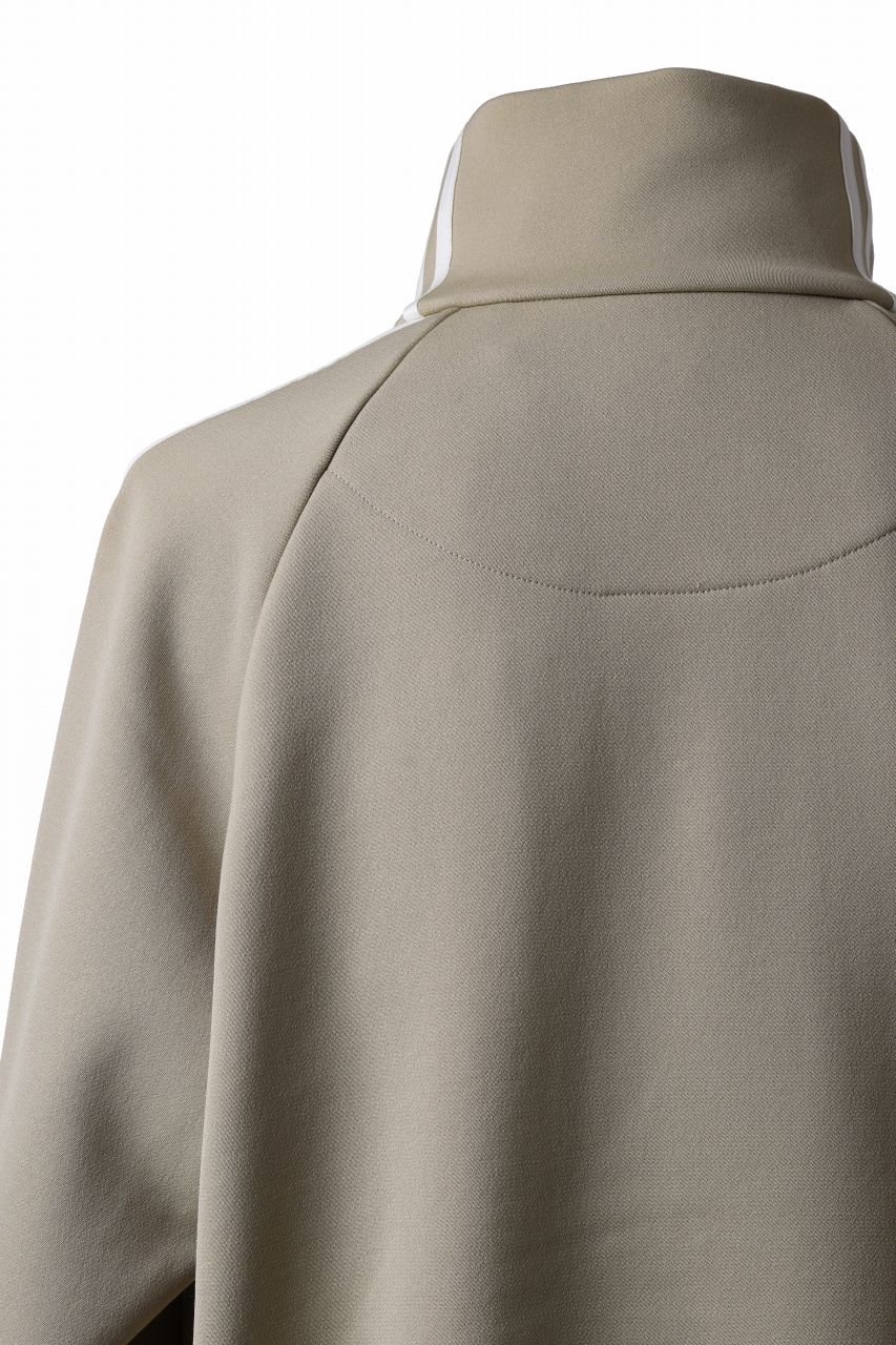 Y-3 Yohji Yamamoto THREE STRIPES TRACK JACKET (KHAKI x OFF WHITE) - Image 11