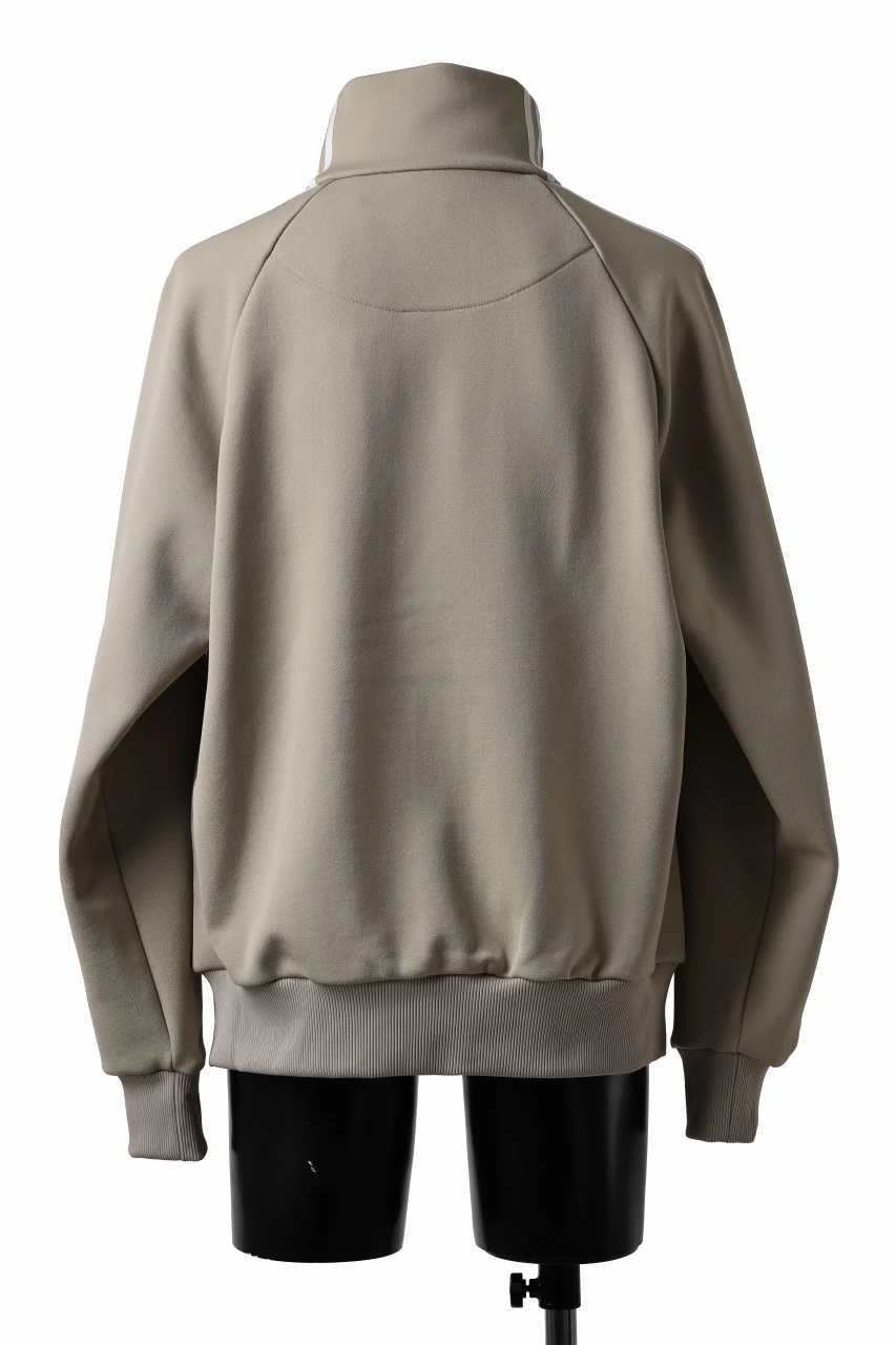Y-3 Yohji Yamamoto THREE STRIPES TRACK JACKET (KHAKI x OFF WHITE) - Image 4