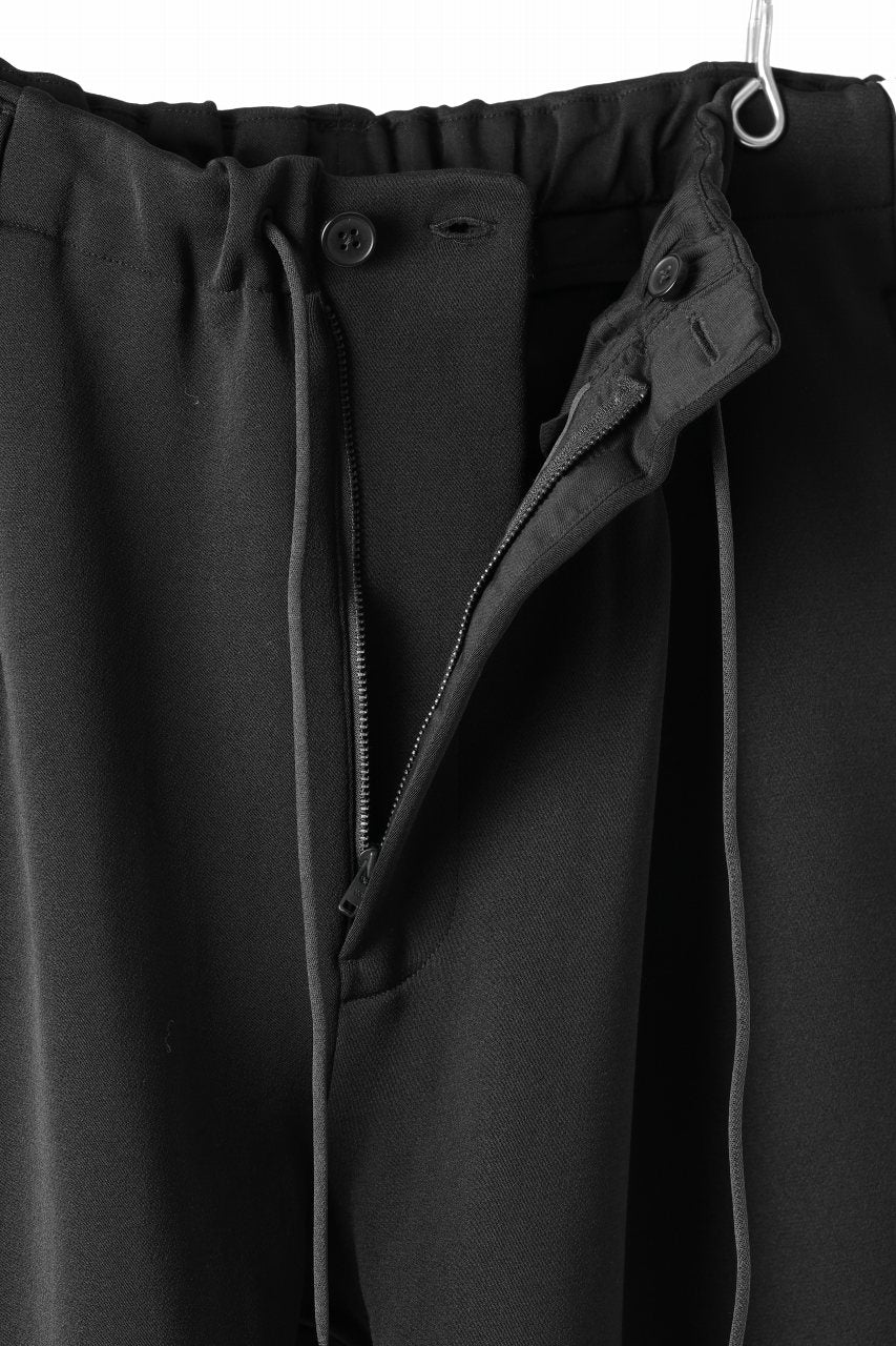Y-3 Yohji Yamamoto THREE STRIPES TRACK PANTS (BLACK x OFF WHITE) - Image 8