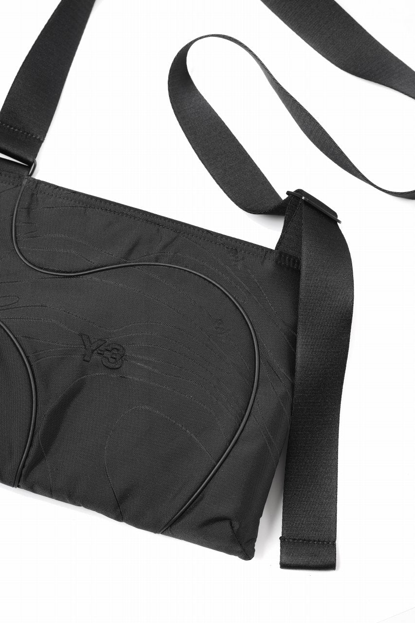 Y-3 Yohji Yamamoto TPO SACOCHE / NYLON JACQUARD (BLACK) - Image 5