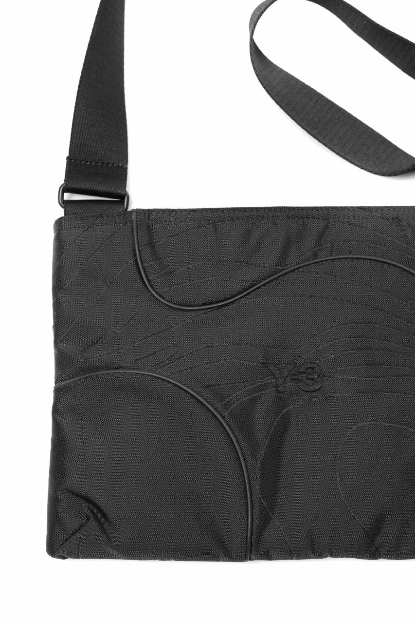 Y-3 Yohji Yamamoto TPO SACOCHE / NYLON JACQUARD (BLACK) - Image 6