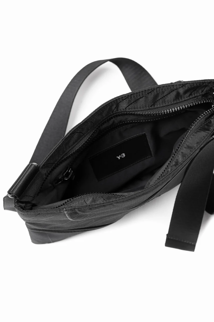 Y-3 Yohji Yamamoto TPO SACOCHE / NYLON JACQUARD (BLACK) - Image 9