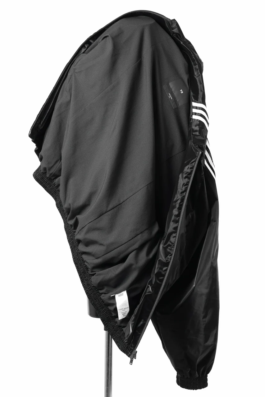 Y-3 Yohji Yamamoto TRIPLE BLACK WIND BREAKER (BLACK) - Image 5