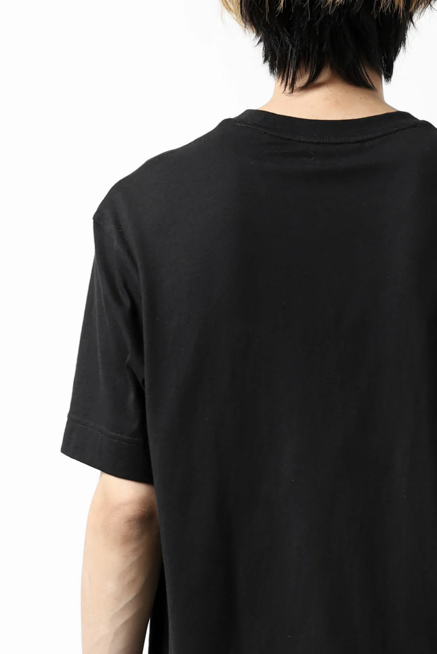 Y-3 Yohji Yamamoto U SQUARE LABEL GRAPHIC SS TEE / REFLECTION LOGO (BLACK) - Image 12
