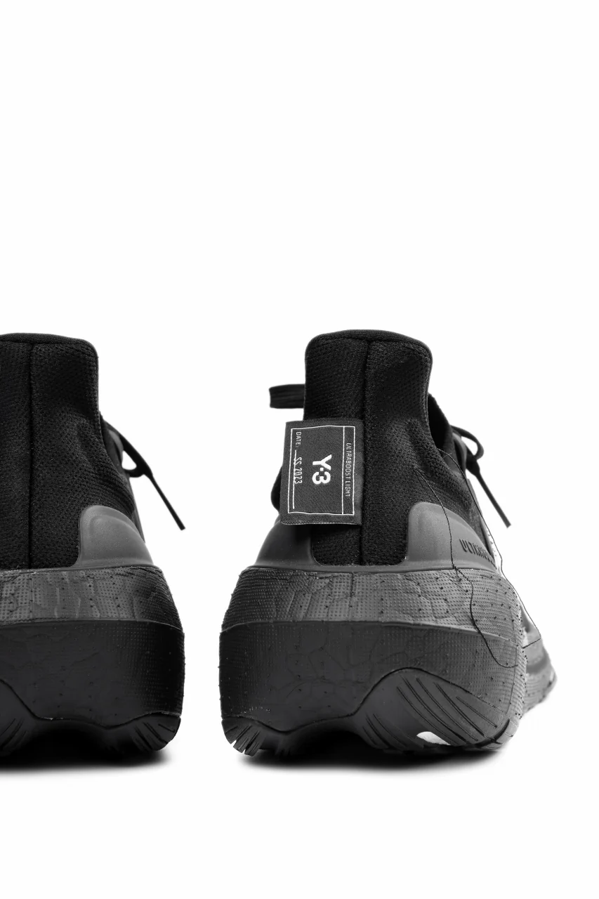 Y-3 Yohji Yamamoto ULTRABOOST LIGHT  (BLACK x WHITE) - Image 20