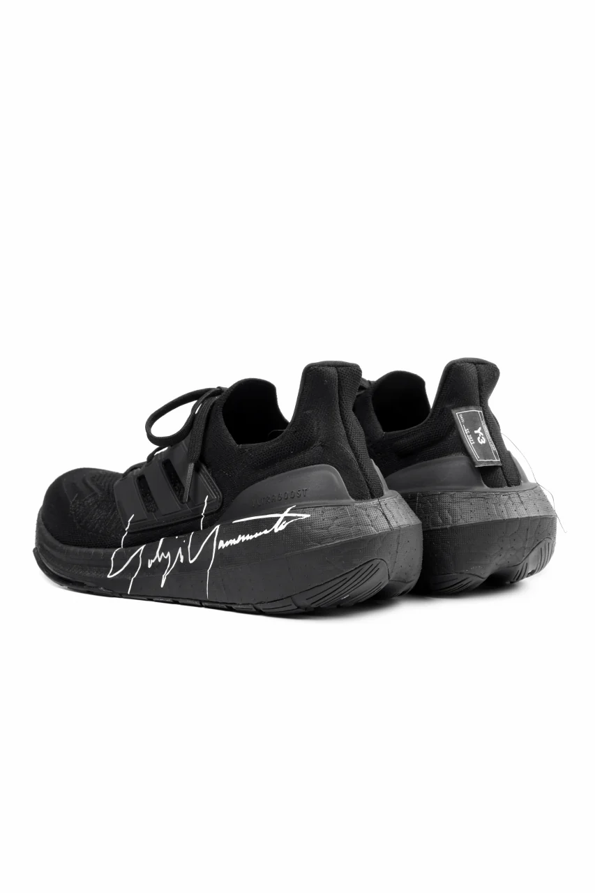 Y-3 Yohji Yamamoto ULTRABOOST LIGHT  (BLACK x WHITE) - Image 8