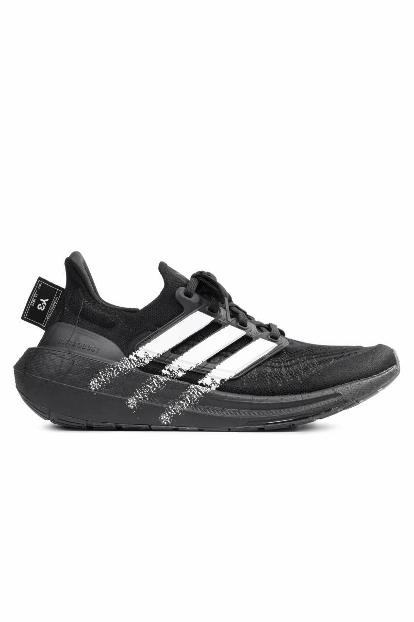 Y-3 Yohji Yamamoto ULTRABOOST LIGHT  (BLACK x WHITE) - Image 9