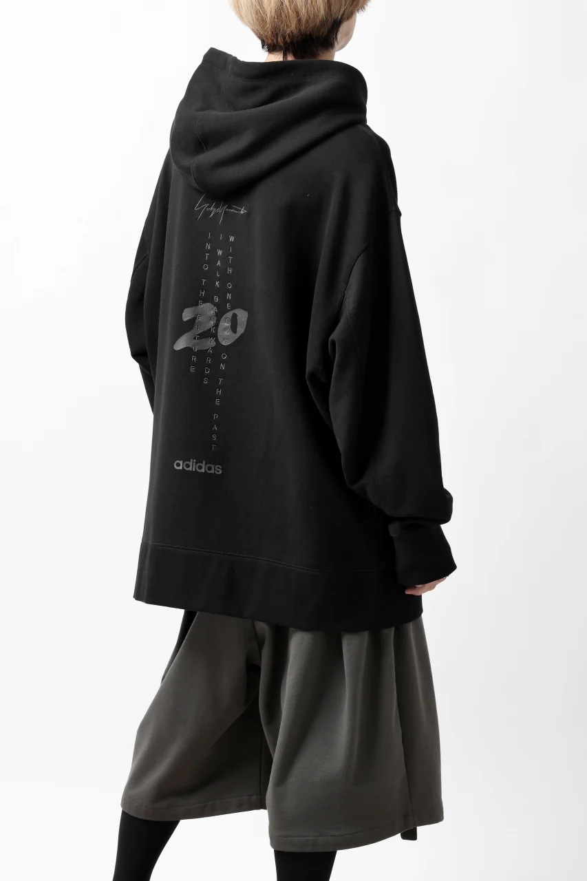 Y-3 Yohji Yamamoto UNISEX CHEST LOGO HOODIE PARKA / FRENCH TERRY (BLACK) - Image 20