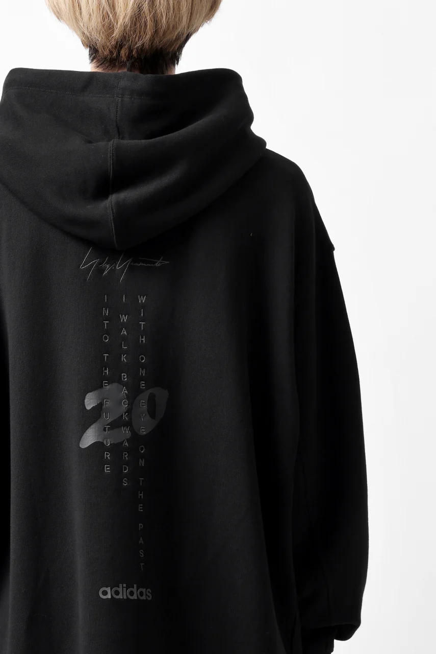 Y-3 Yohji Yamamoto UNISEX CHEST LOGO HOODIE PARKA / FRENCH TERRY (BLACK) - Image 26