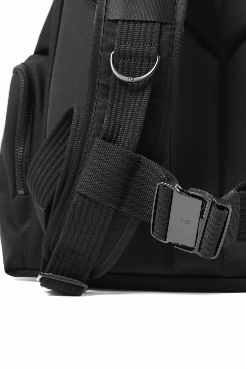 Y-3 Yohji Yamamoto UTILITY BACK PACK / RECYCLE POLYESTER (BLACK) - Image 16