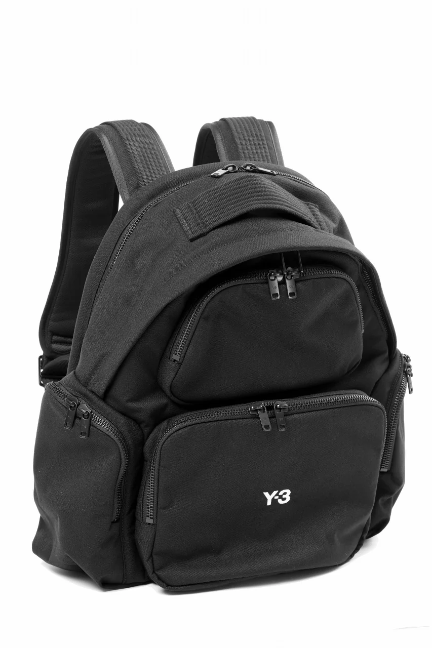 Y-3 Yohji Yamamoto UTILITY BACK PACK / RECYCLE POLYESTER (BLACK) - Image 4
