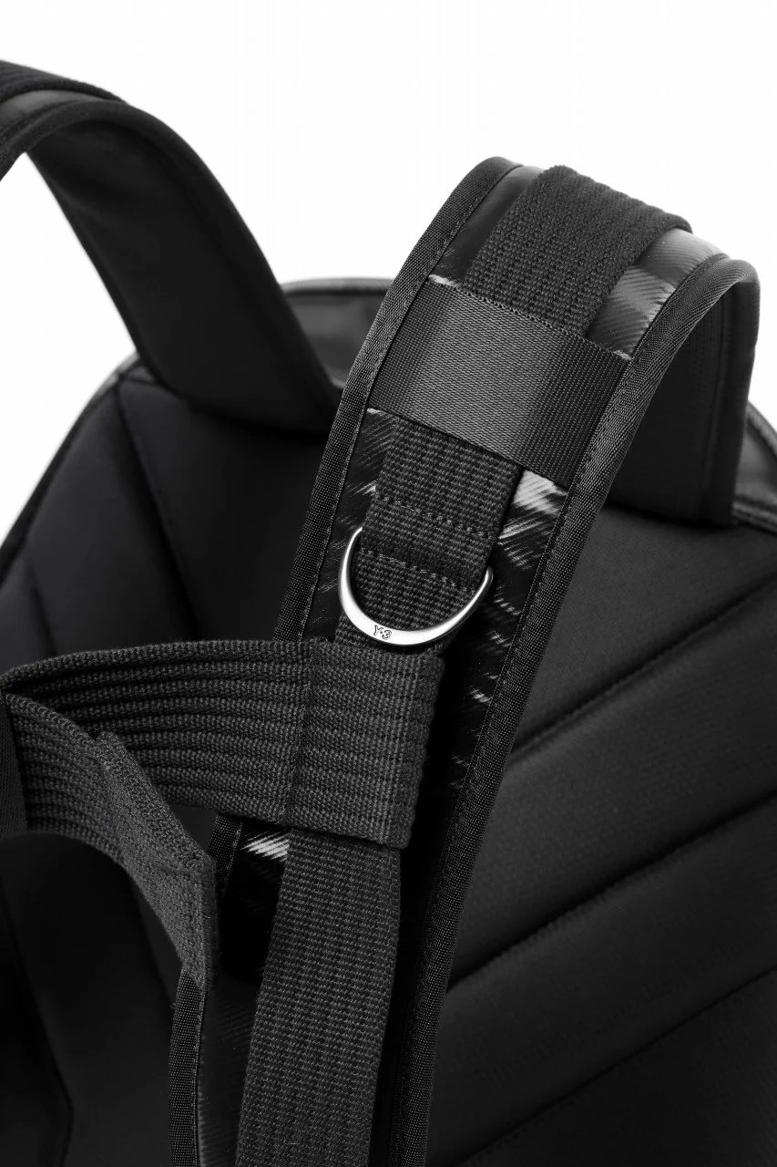Y-3 Yohji Yamamoto UTILITY BACK PACK / SYNTHETIC LEATHER (BLACK) - Image 16