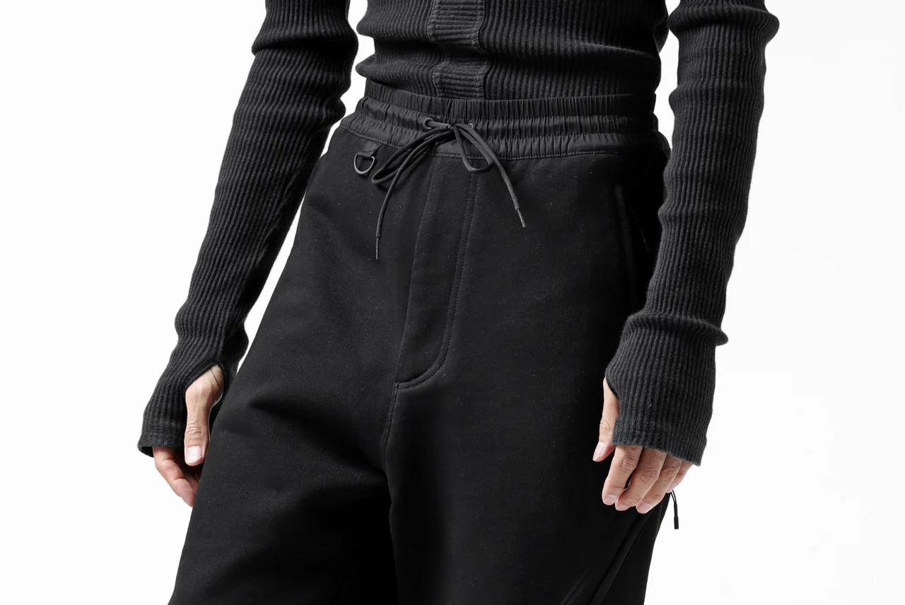 Y-3 Yohji Yamamoto UTILITY PANTS / DWR TERRY (BLACK) - Image 37