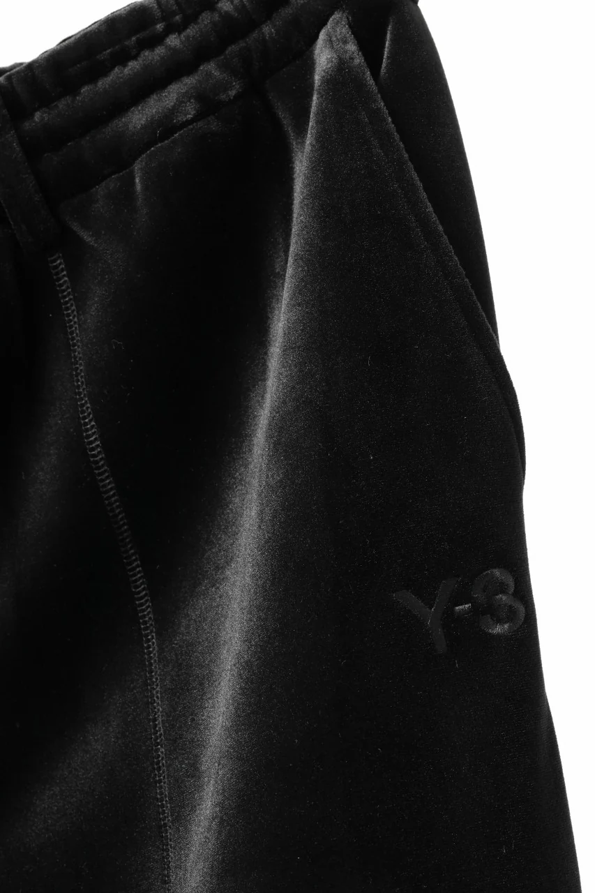 Y-3 Yohji Yamamoto VELVET CUF PANTS (BLACK) - Image 10