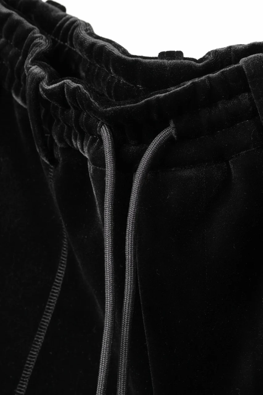 Y-3 Yohji Yamamoto VELVET CUF PANTS (BLACK) - Image 11