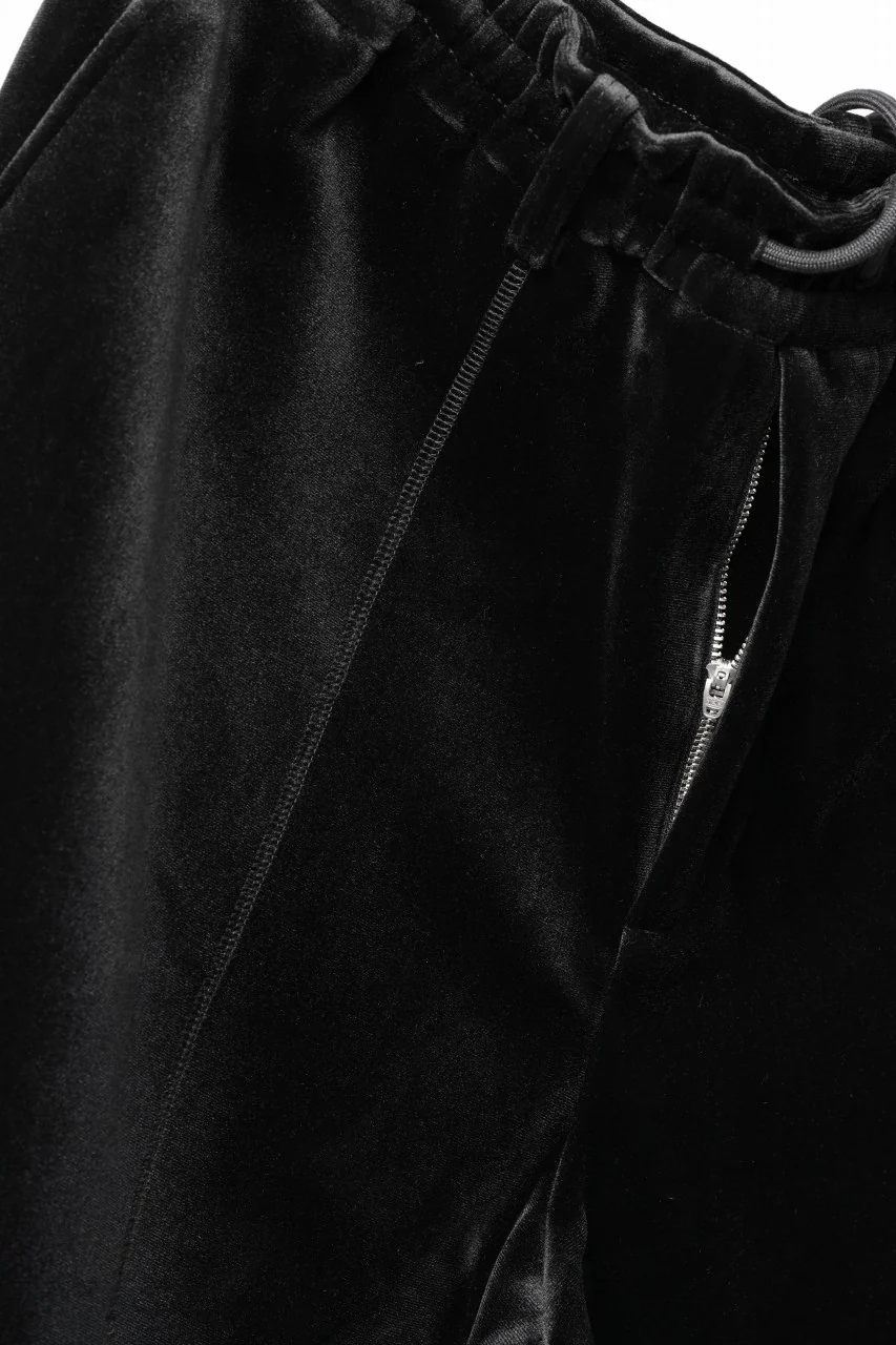 Y-3 Yohji Yamamoto VELVET CUF PANTS (BLACK) - Image 12
