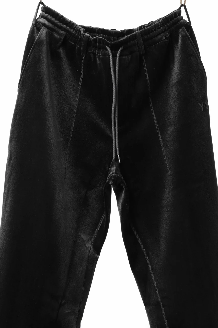 Y-3 Yohji Yamamoto VELVET CUF PANTS (BLACK) - Image 5