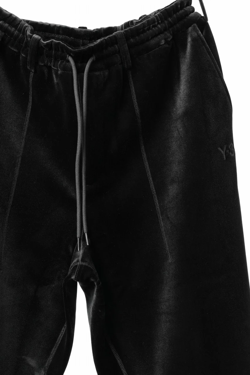 Y-3 Yohji Yamamoto VELVET CUF PANTS (BLACK) - Image 6