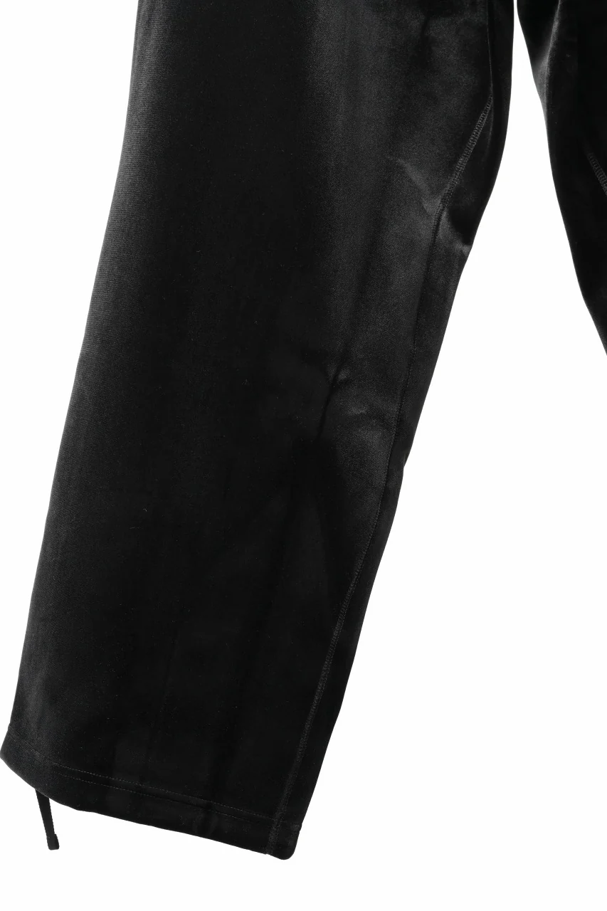 Y-3 Yohji Yamamoto VELVET CUF PANTS (BLACK) - Image 7