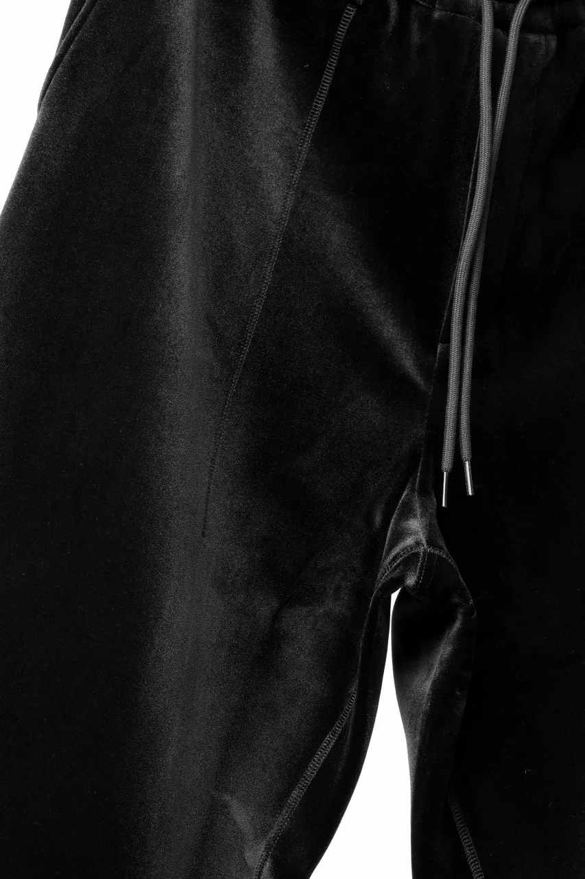 Y-3 Yohji Yamamoto VELVET CUF PANTS (BLACK) - Image 8