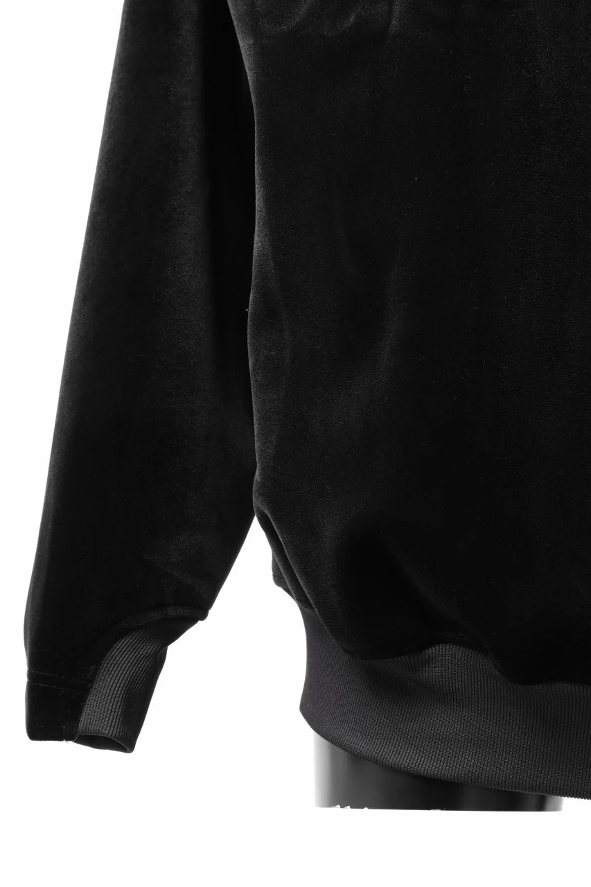Y-3 Yohji Yamamoto VELVET FULL ZIP HOODIE (BLACK) - Image 14