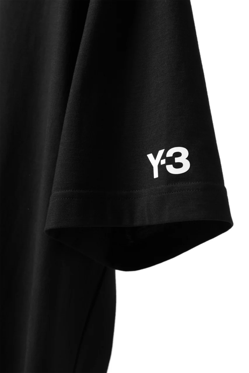 Y-3 Yohji Yamamoto VERTICAL STRIPES REGULAR TOPS (BLACK) - Image 16