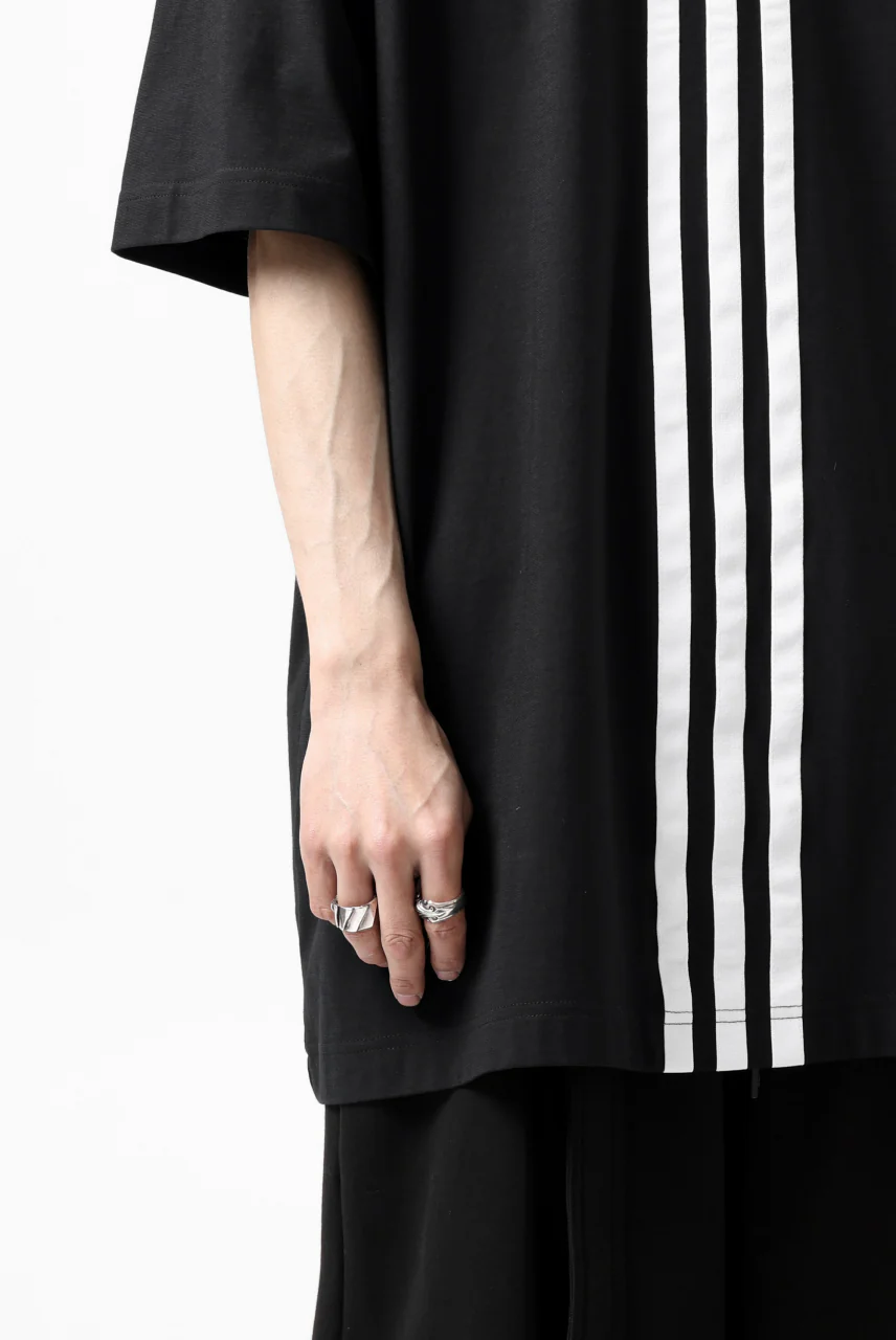 Y-3 Yohji Yamamoto VERTICAL STRIPES REGULAR TOPS (BLACK) - Image 27