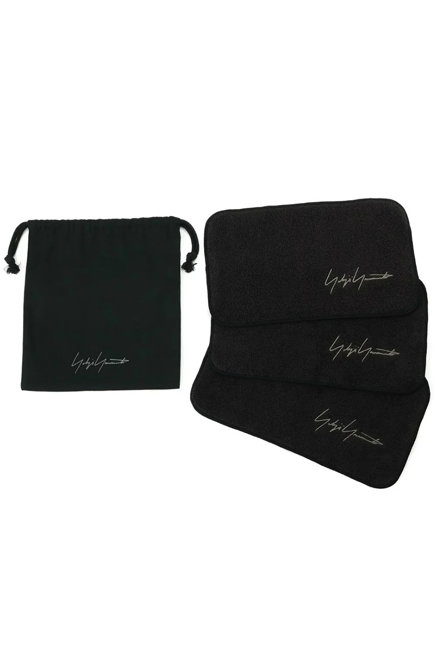 Yohji Yamamoto Maison Hand Towel (*Set of 3 Pieces) / IKEUCHI ORGANIC (BLACK)