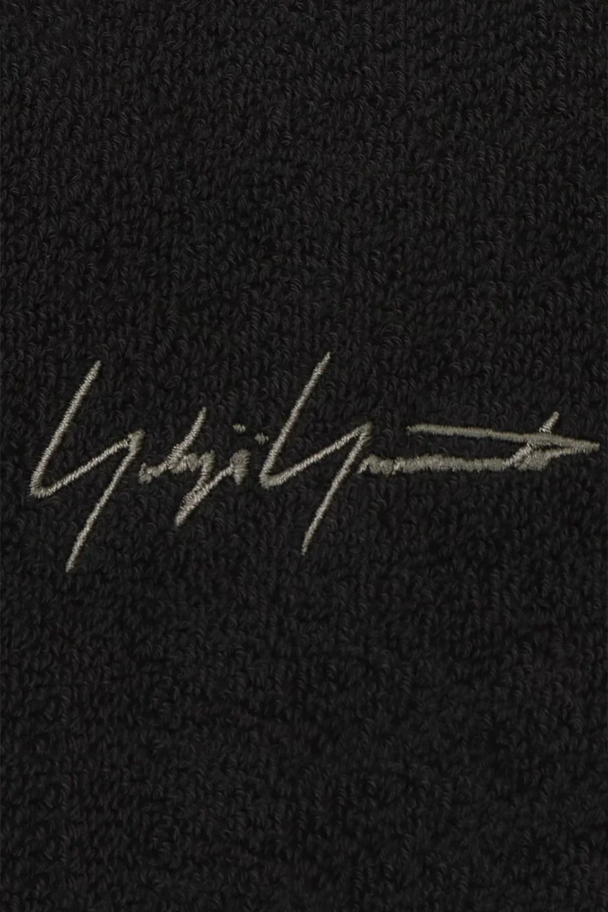 Yohji Yamamoto Maison Hand Towel (*Set of 3 Pieces) / IKEUCHI ORGANIC (BLACK) - Image 3