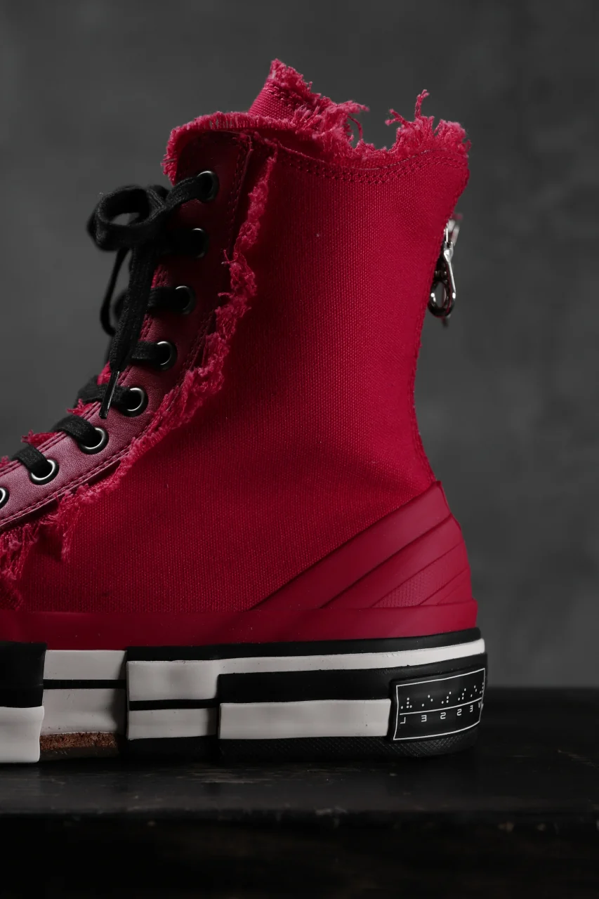 YOHJI YAMAMOTO × XVESSEL SNEAKERS HIGH (RED) - Image 19