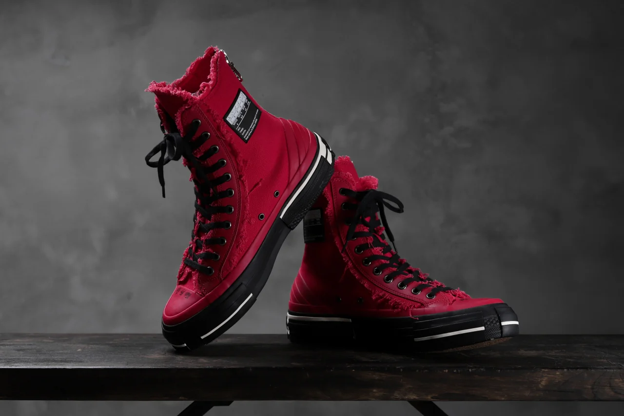 YOHJI YAMAMOTO × XVESSEL SNEAKERS HIGH (RED) - Image 28