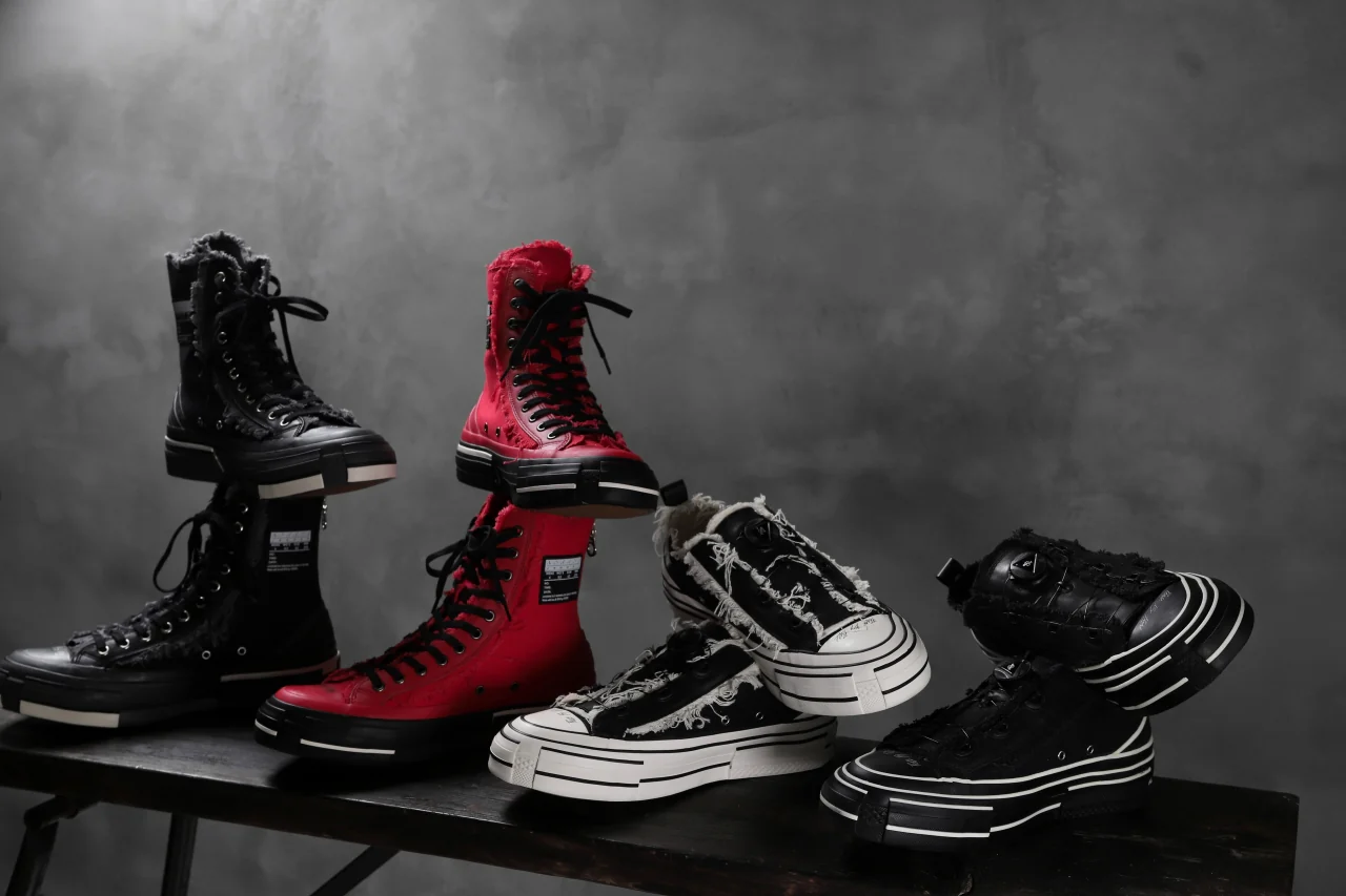 YOHJI YAMAMOTO × XVESSEL SNEAKERS HIGH (RED) - Image 31