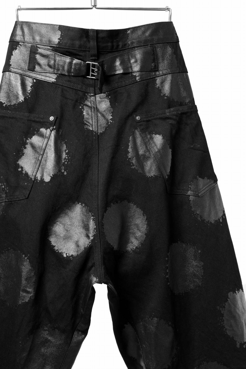Y's.... 5POCKET JEANS / DOTS-PRINTED DENIM (BLACK) - Image 17