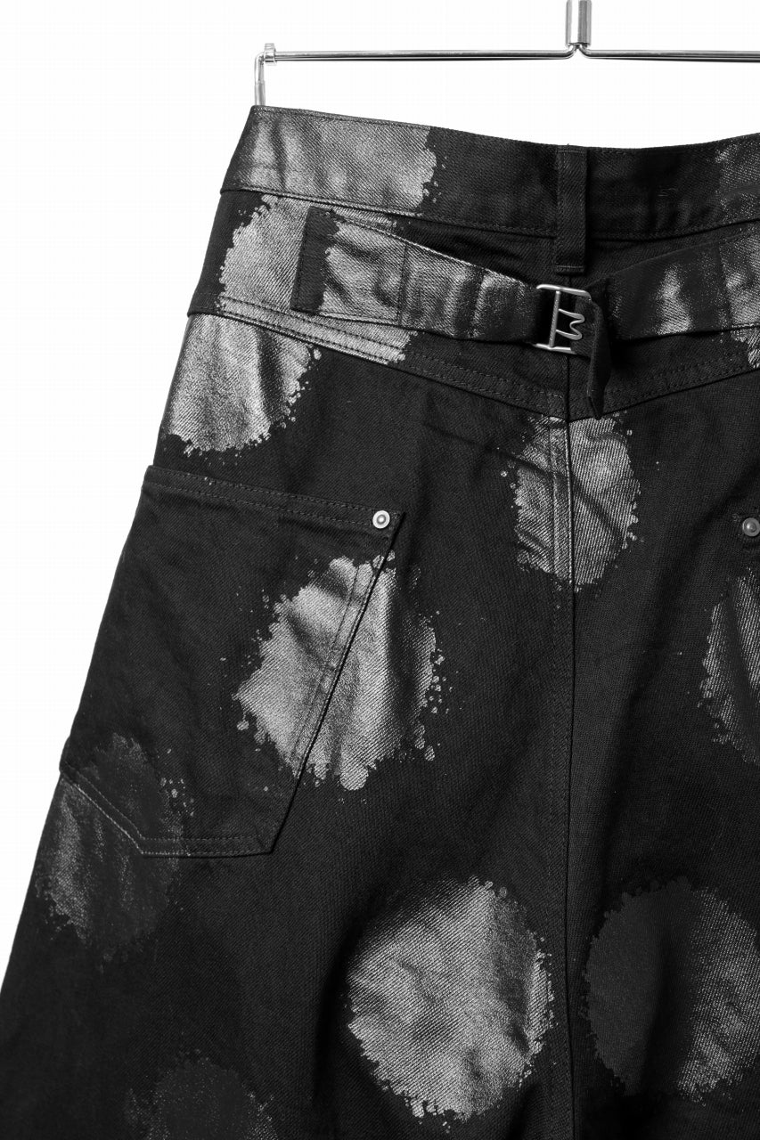 Y's.... 5POCKET JEANS / DOTS-PRINTED DENIM (BLACK) - Image 19