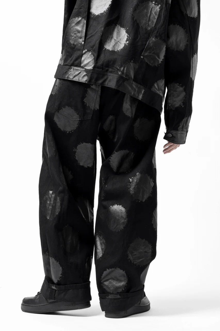 Y's.... 5POCKET JEANS / DOTS-PRINTED DENIM (BLACK) - Image 45