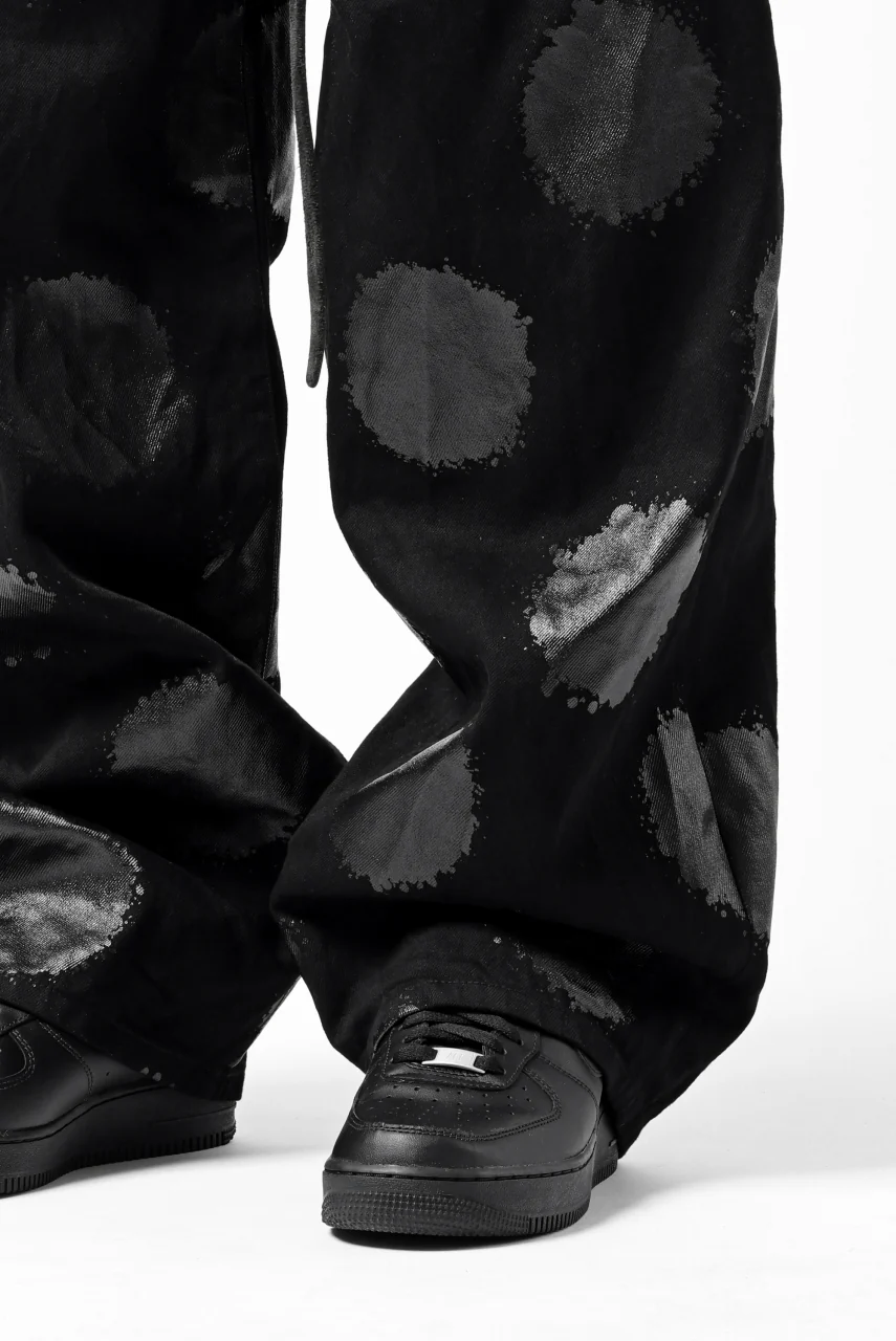 Y's.... 5POCKET JEANS / DOTS-PRINTED DENIM (BLACK) - Image 47