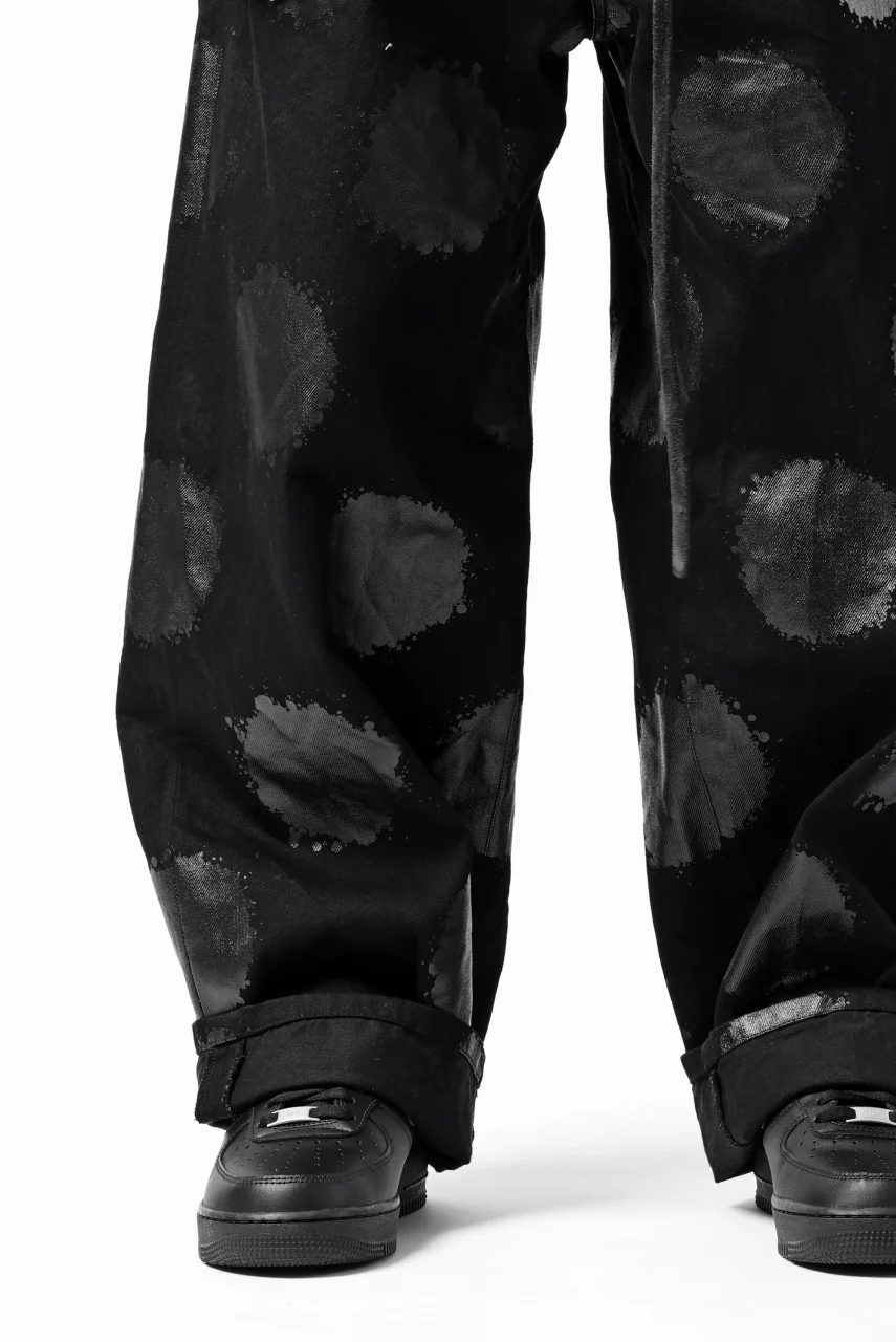 Y's.... 5POCKET JEANS / DOTS-PRINTED DENIM (BLACK) - Image 48