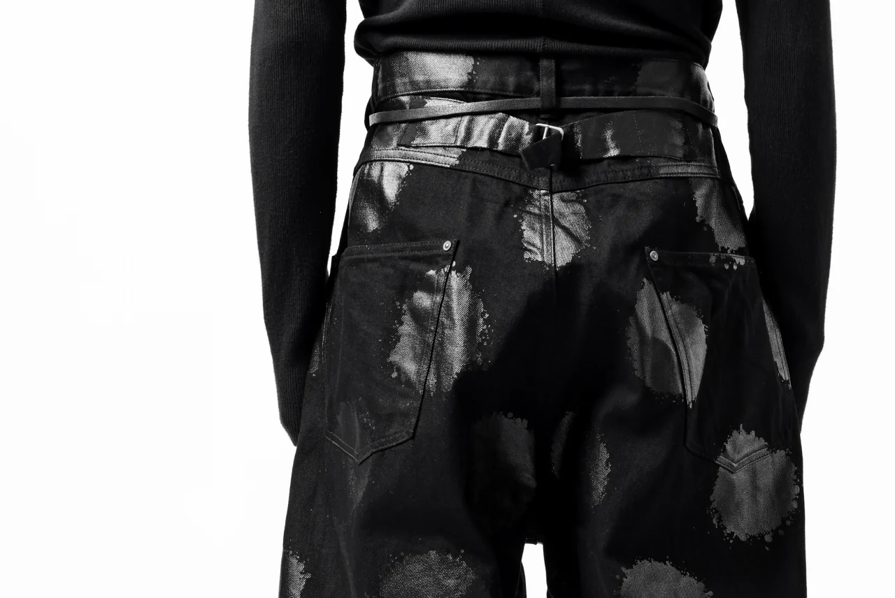 Y's.... 5POCKET JEANS / DOTS-PRINTED DENIM (BLACK) - Image 52