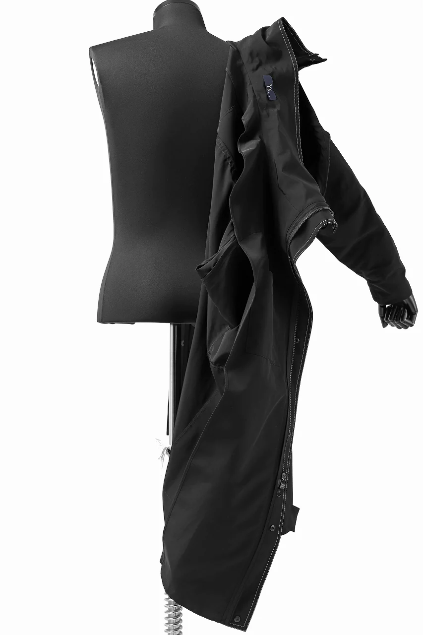 Y's.... ANORAK COAT / GROSGRAIN (BLACK) - Image 34