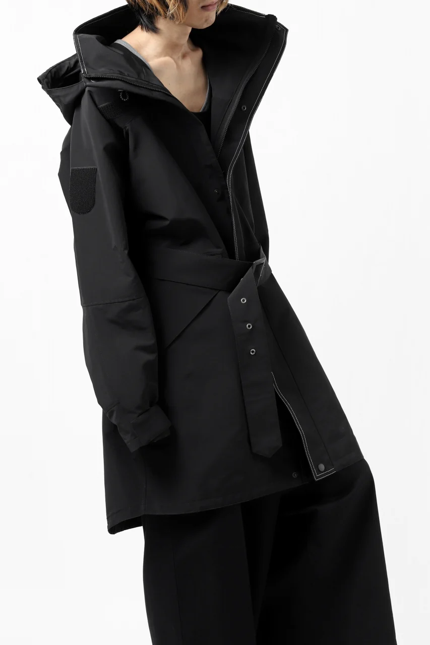 Y's.... ANORAK COAT / GROSGRAIN (BLACK) - Image 43