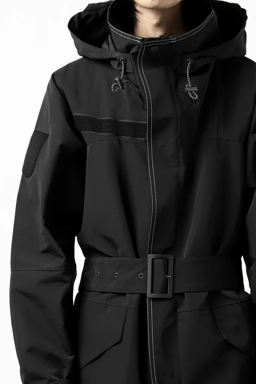 Y's.... ANORAK COAT / GROSGRAIN (BLACK) - Image 49