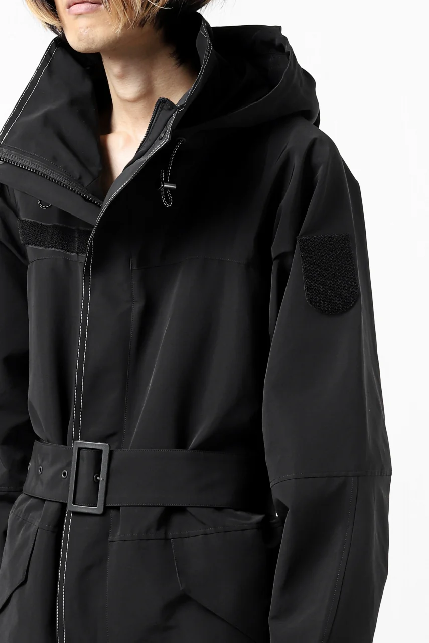 Y's.... ANORAK COAT / GROSGRAIN (BLACK) - Image 51