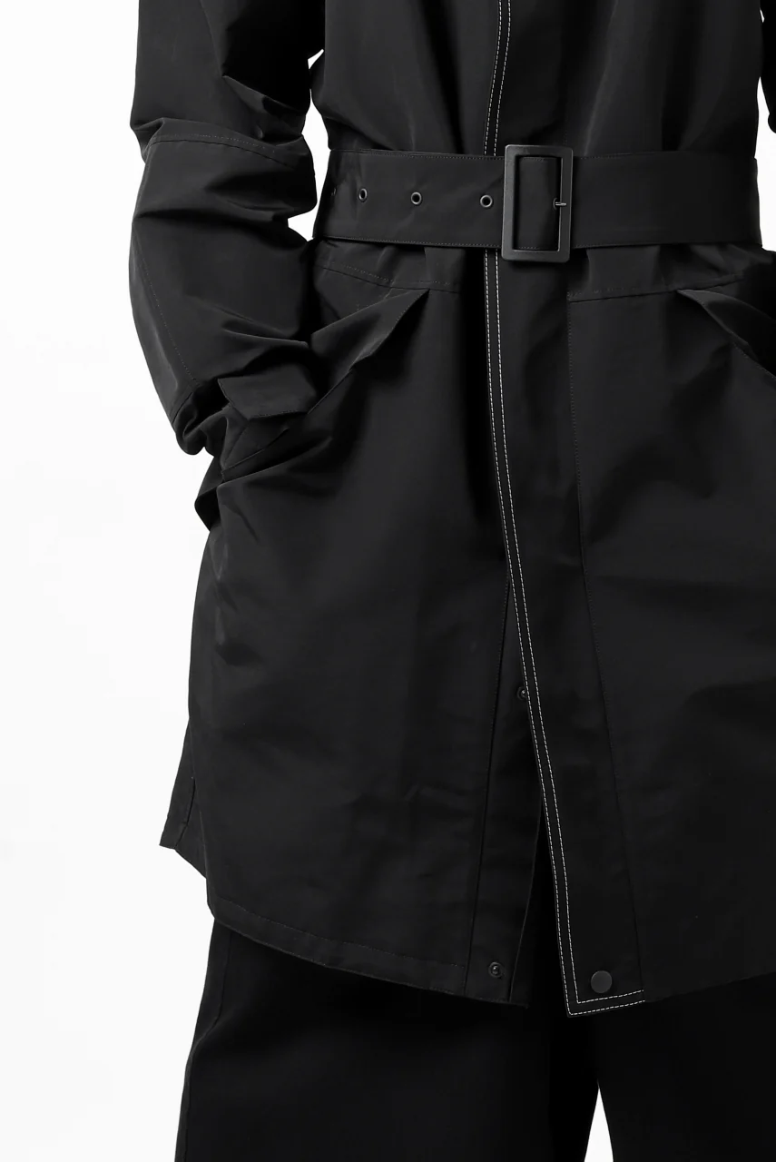 Y's.... ANORAK COAT / GROSGRAIN (BLACK) - Image 52