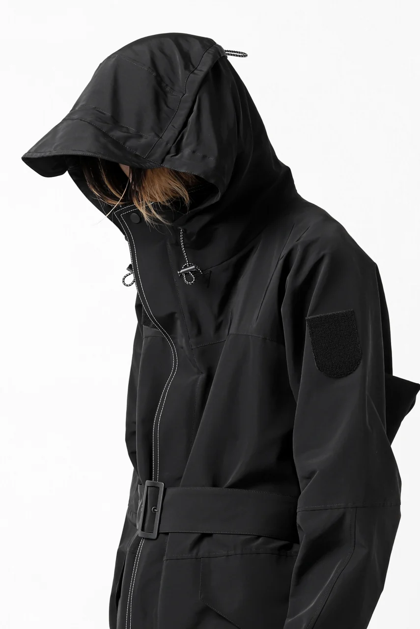 Y's.... ANORAK COAT / GROSGRAIN (BLACK) - Image 54