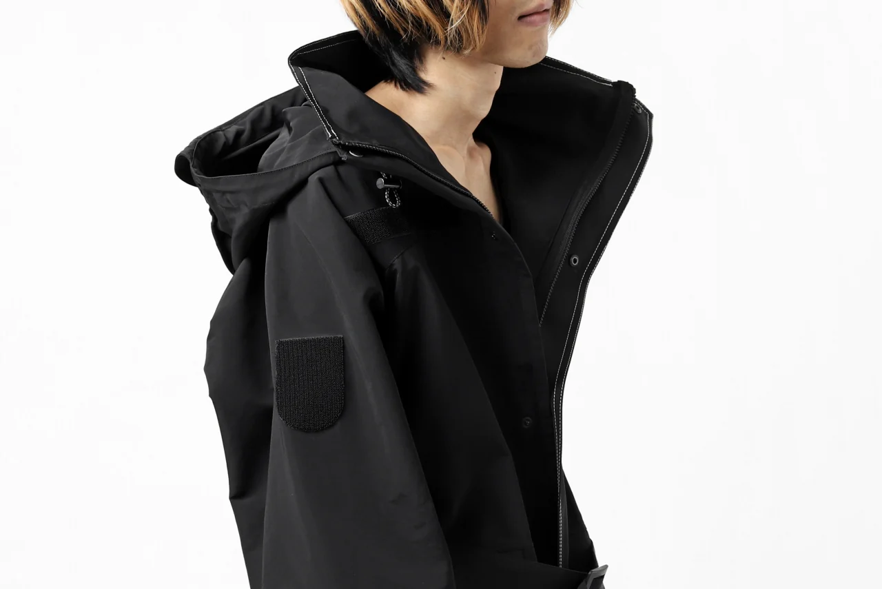 Y's.... ANORAK COAT / GROSGRAIN (BLACK) - Image 55
