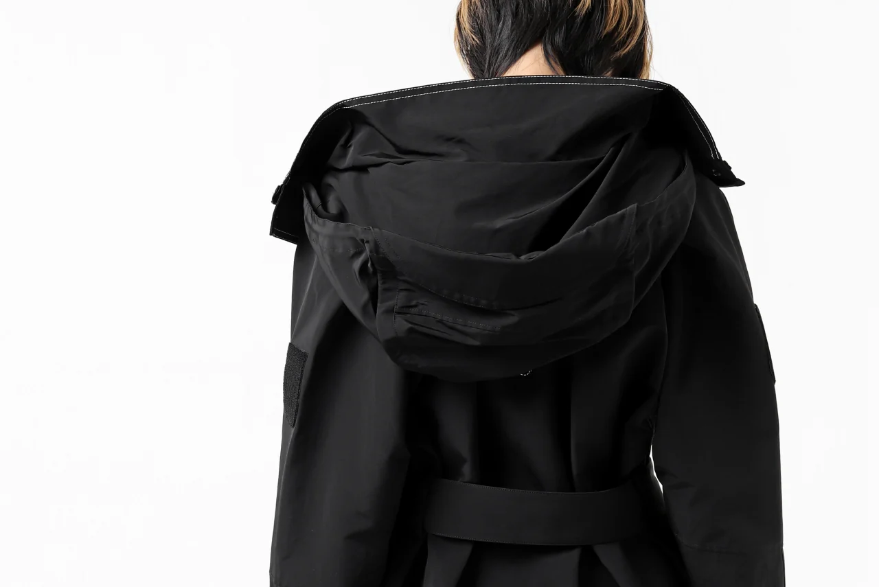 Y's.... ANORAK COAT / GROSGRAIN (BLACK) - Image 56