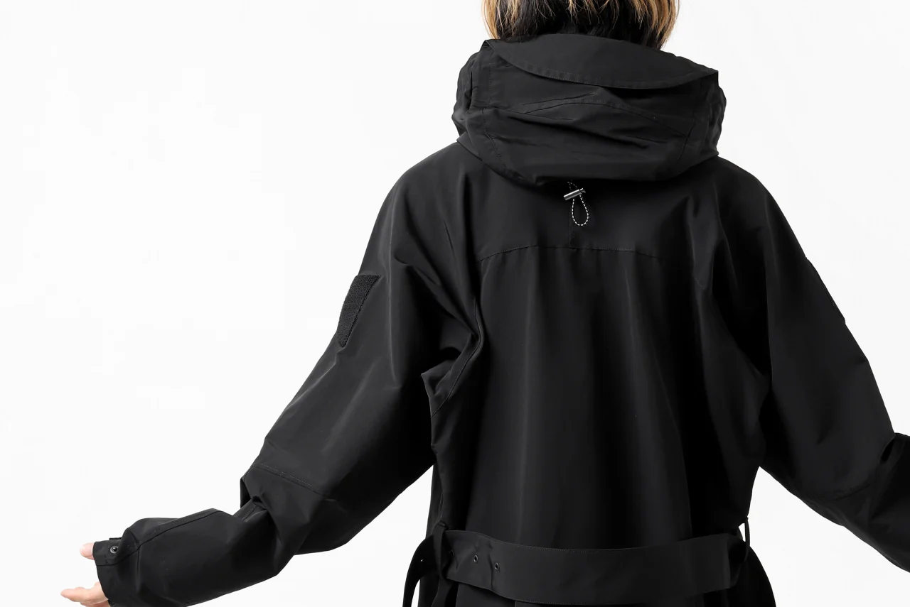 Y's.... ANORAK COAT / GROSGRAIN (BLACK) - Image 60